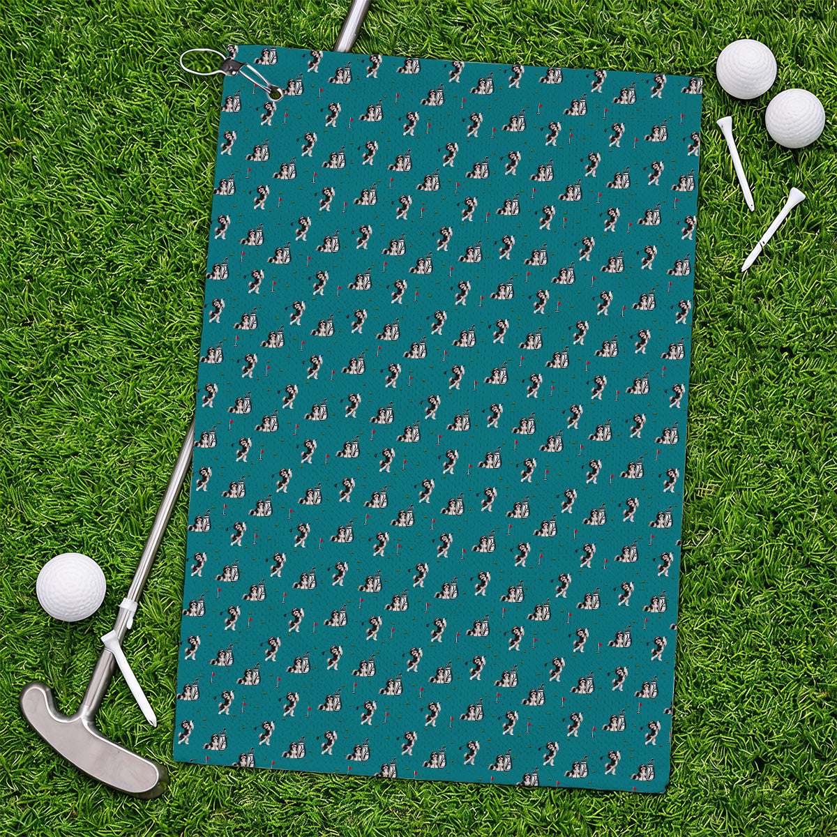Havanese Pattern Golf Towels, Havanese Golf Towel, Funny Golf Gift for Golfer