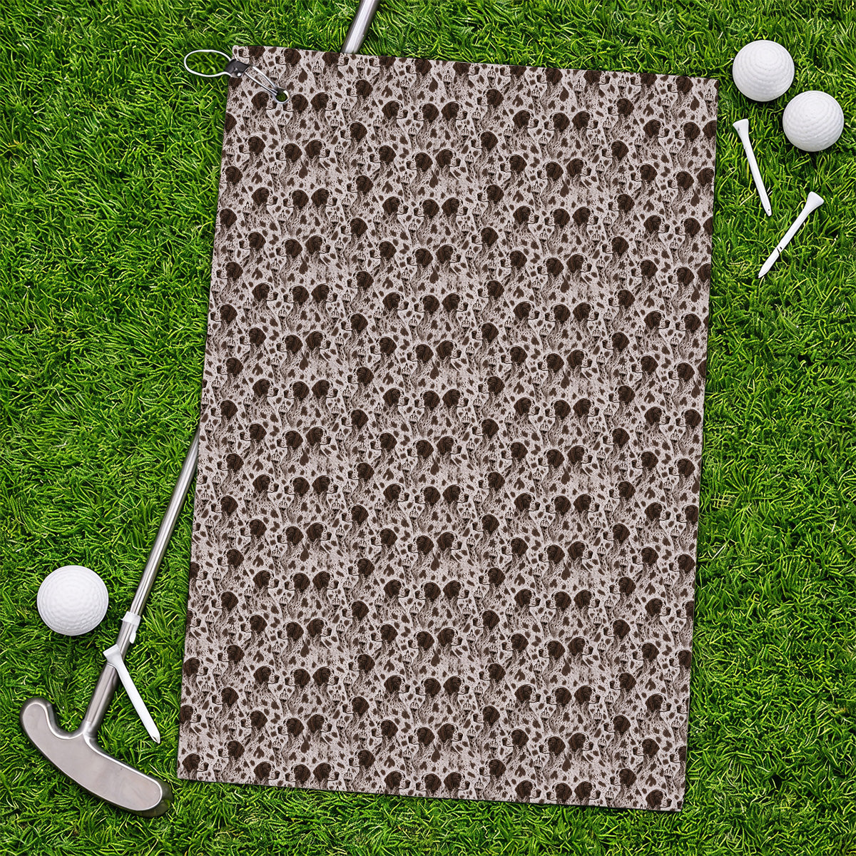 German Shorthaired Pointer Golf Tpwel, Pointer Pattern Golf Towels, Funny Golf Gift For Golfer