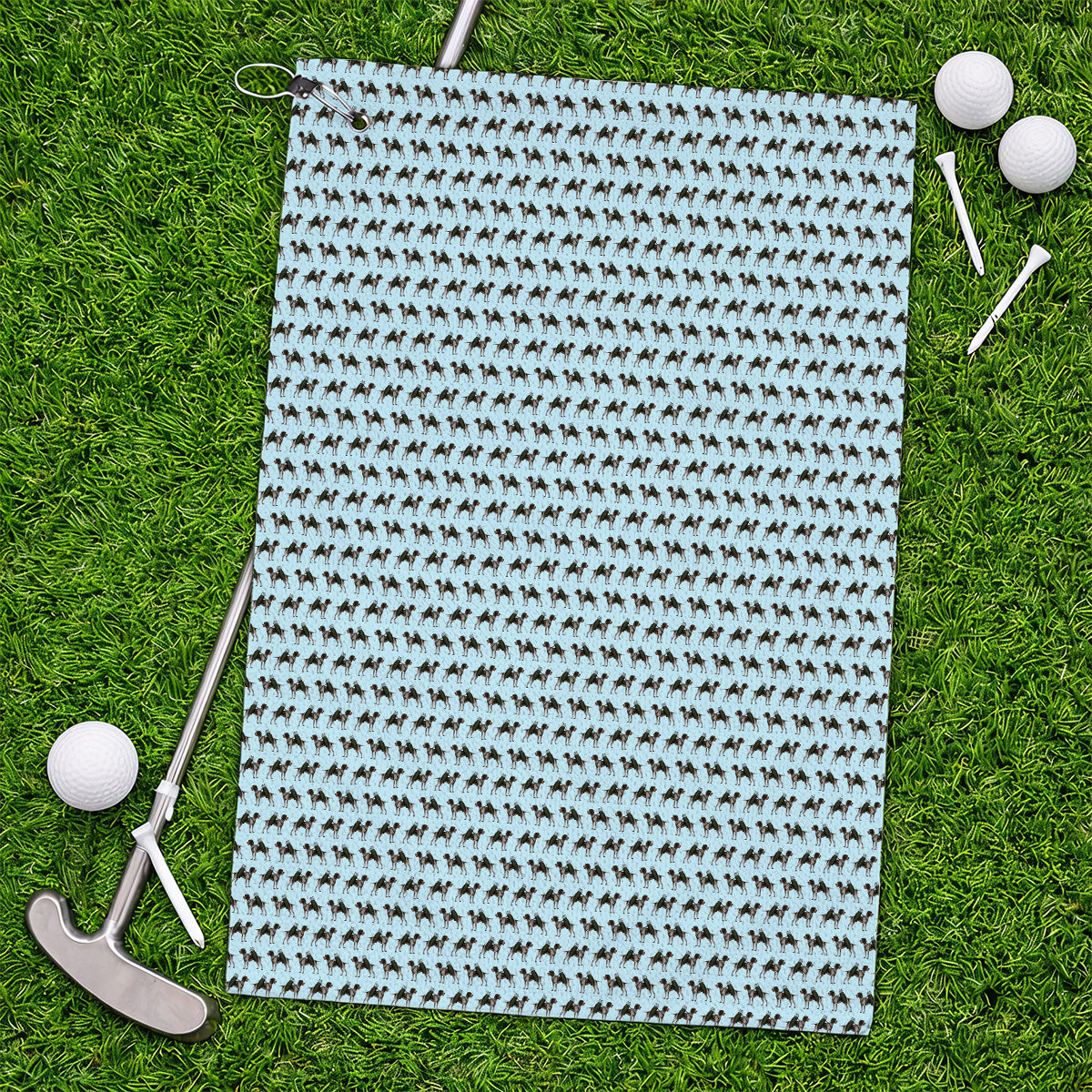 Crazy German Shorthaired Pointer Golf Towel, Pointer Pattern Golf Towels, Golf Gift For Golfer