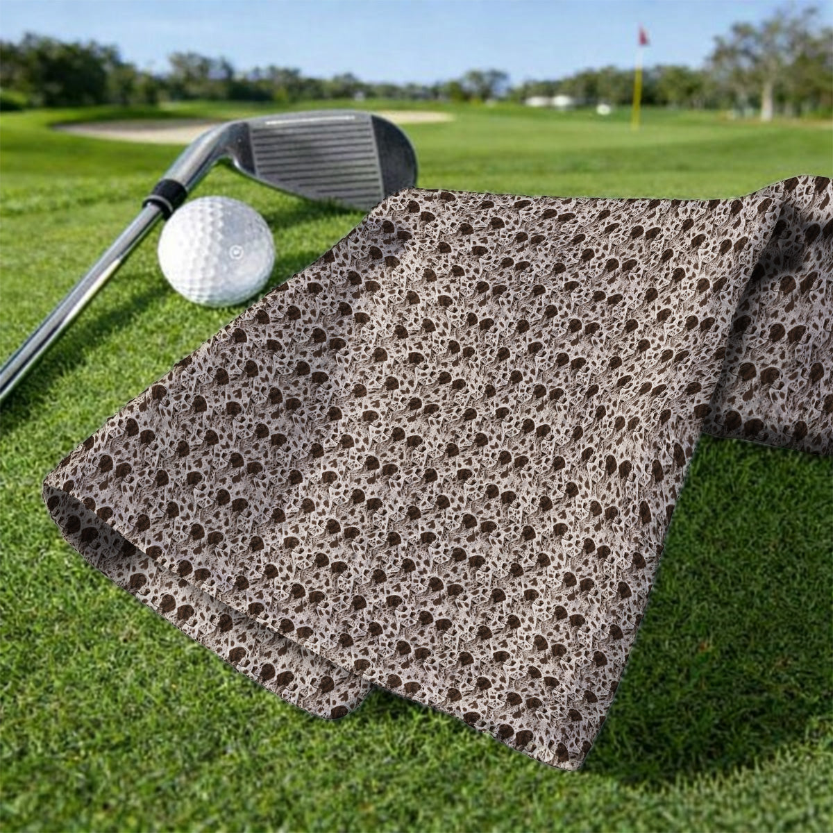 German Shorthaired Pointer Golf Tpwel, Pointer Pattern Golf Towels, Funny Golf Gift For Golfer
