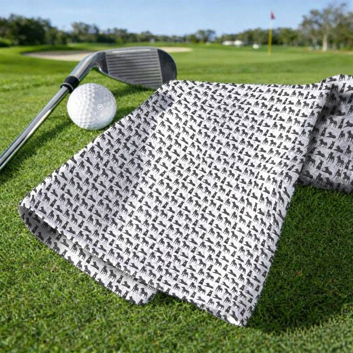 Cane Corso Golf Towels, Cane Corso Pattern Golf Towel for Dog Lovers, Golf Gift For Golfer
