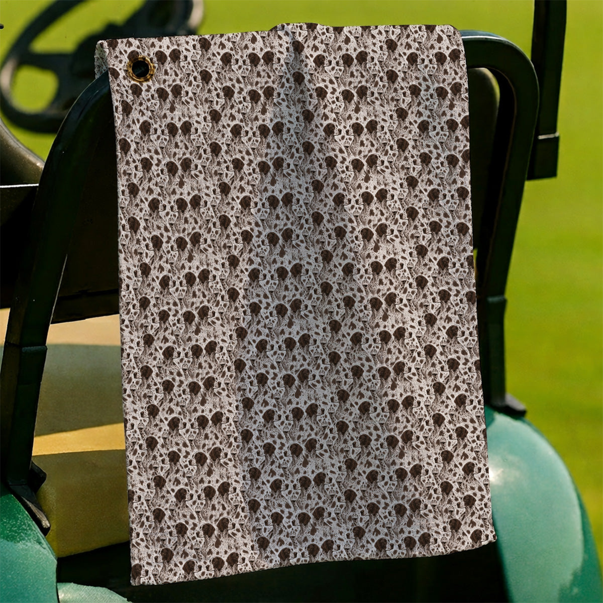 German Shorthaired Pointer Golf Tpwel, Pointer Pattern Golf Towels, Funny Golf Gift For Golfer