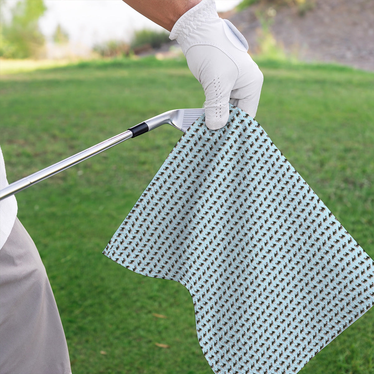 Husky Golf Towel, Husky Sibir Pattern Golf Towels For Golfer, Funny Golf Gift For Dog Lover