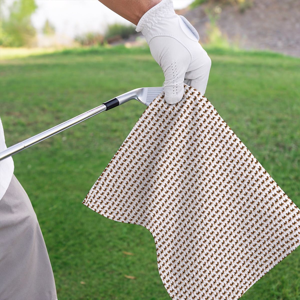 Cavalier King Charles Spaniel Golf Towel, Funny Cavalier Golf Towels, Golf Gift For Dog Lovers