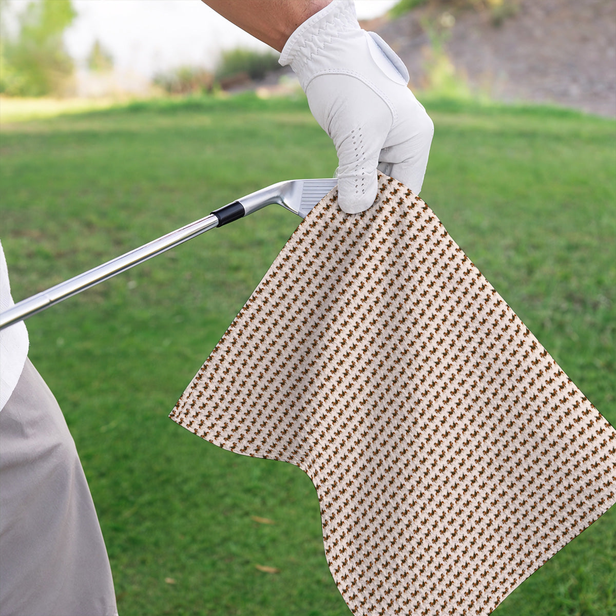 Cavalier King Charles Spaniel Golf Towel, Funny Cavalier Golf Towels, Golf Gift For Dog Lovers