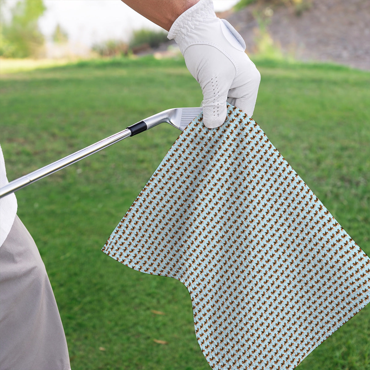 Cavalier King Charles Spaniel Golf Towel, Funny Cavalier Golf Towels, Golf Gift For Dog Lovers