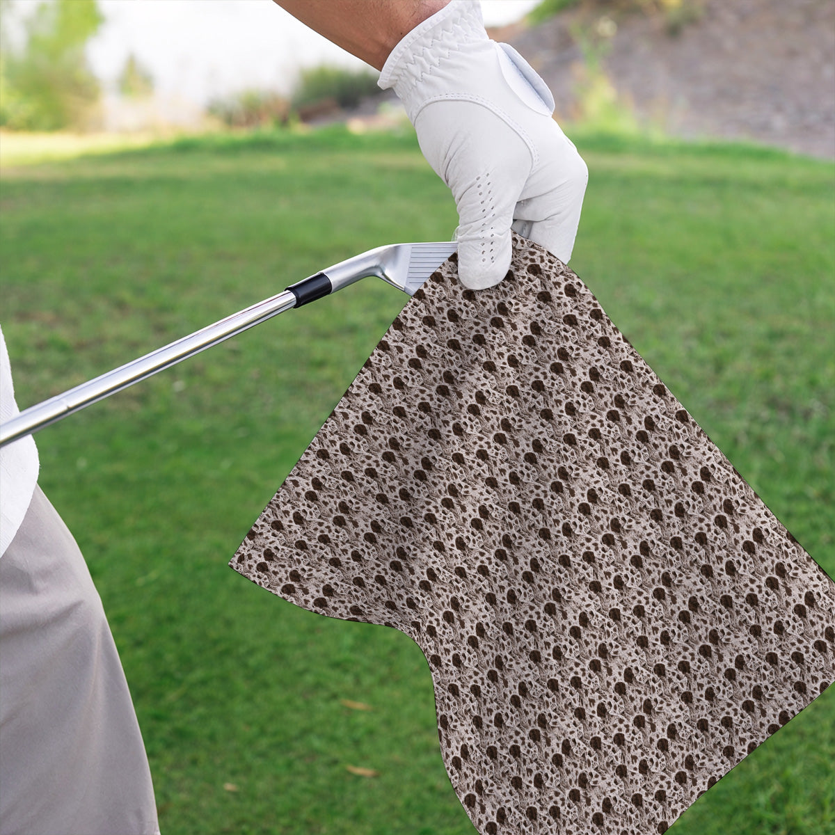 German Shorthaired Pointer Golf Tpwel, Pointer Pattern Golf Towels, Funny Golf Gift For Golfer