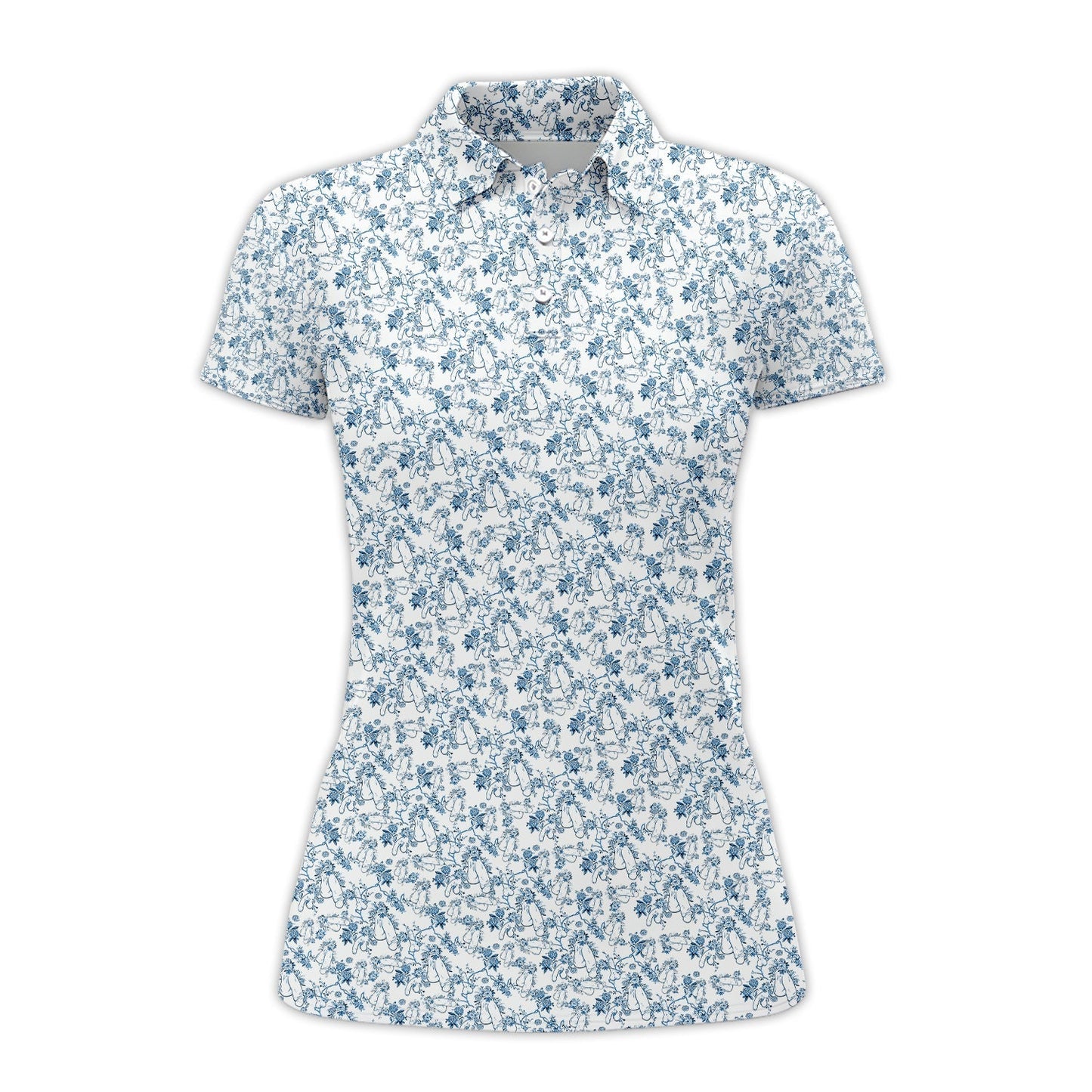 Funny Pattern Golf Shirt, Crazy Golf Shirt For Golfer, Golf Gift For Men