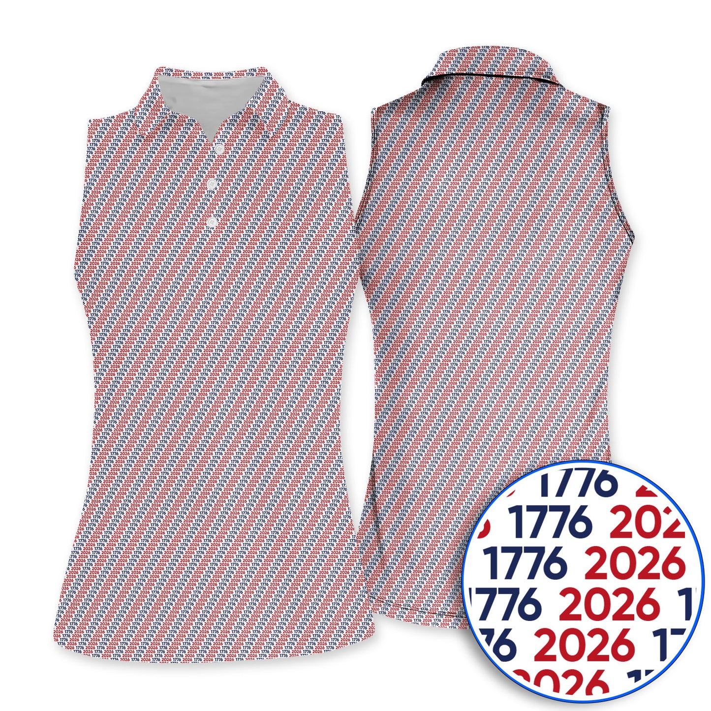 1776-2026 America 250 Anniversary Golf Polos, Patriotic USA Pattern Golf Shirt, Crazy Golf Shirts For Golfer